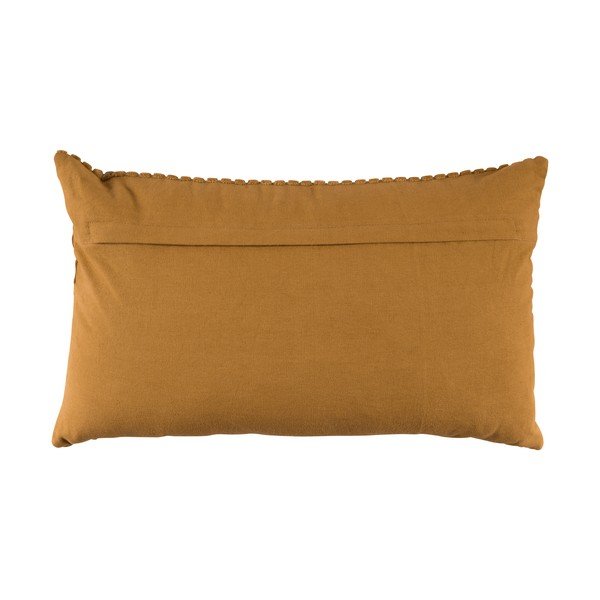 Hnedý bavlnený vankúš BePureHome, 30 x 50 cm-image-1