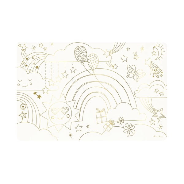 Papierové prestieranie v súprave 8 ks 28x42.5 cm Happy Icons – Meri Meri-image-3