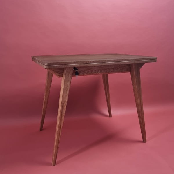 Rozkladací jedálenský stôl s doskou v dekore jaseňového dreva 65x90 cm Envelope – Ragaba-image-3