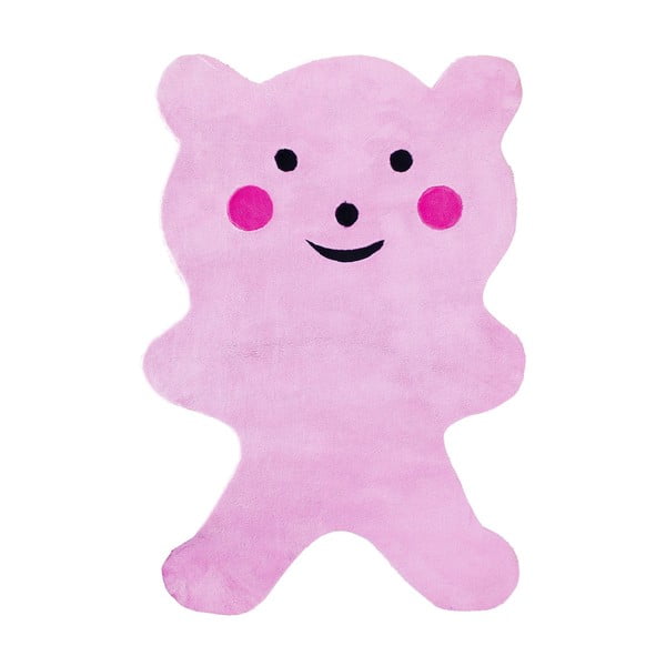 Detský koberec Mavis Teddy Bear Pink, 100x150 cm