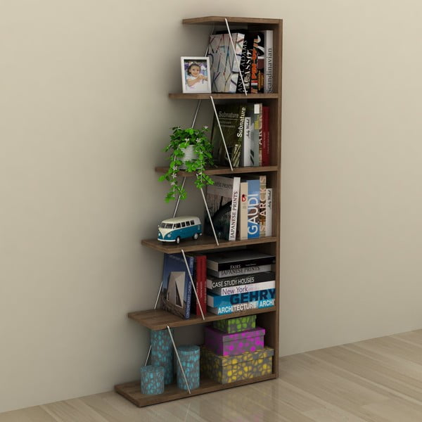 Knižnica v dekore orechového dreva Rafevi Tars Mini-image-1