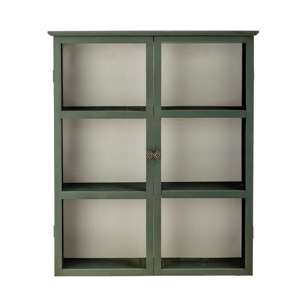 Sivá závesná vitrína z jedlového dreva 85x100x25 cm Tone – Bloomingville