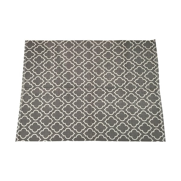 Sivý koberec Maiko Geometric, 50 x 80 cm