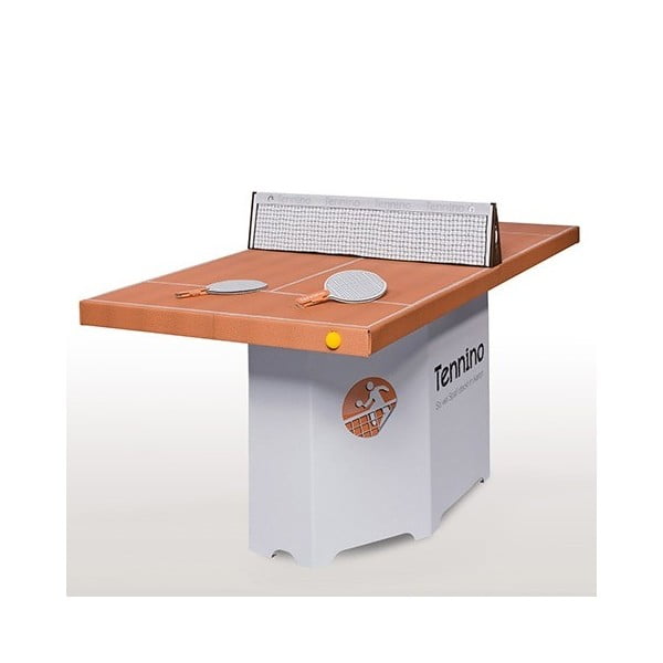 Kartónový pingpongový stôl Tennino, biely