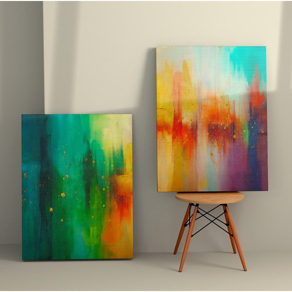 Obrazy v súprave 2 ks 50x70 cm Splash – Wallity-image-1
