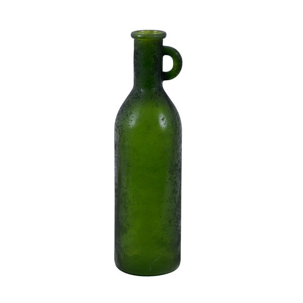 Zelená sklenená váza Ego Dekor Botellon Grey, 4,35 l
