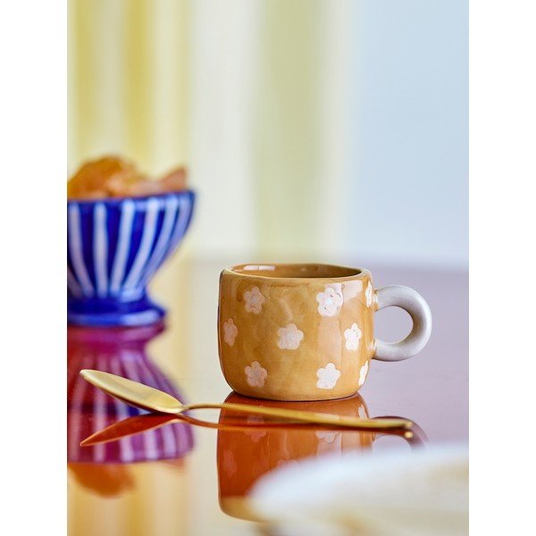 Hnedý keramický detský hrnček 110 ml Nini – Bloomingville-image-1