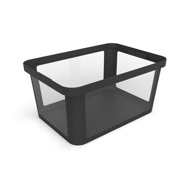 Čierne plastové veko na úložný box 57x39x3 cm Albris – Rotho-image-3