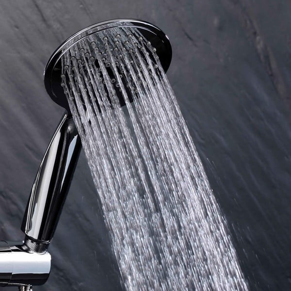 Plastová sprchová súprava v matne striebornej farbe s ručnou sprchou 70 cm Hydro – douceur d'intérieur-image-3