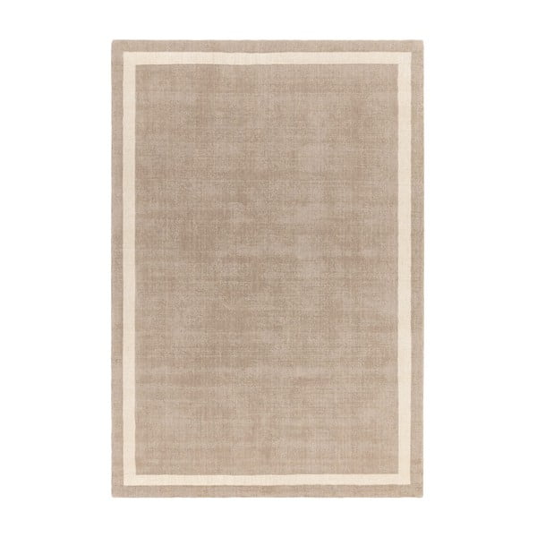 Béžový ručne tkaný vlnený koberec 120x170 cm Albi – Asiatic Carpets