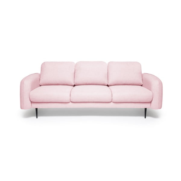 Ružová sedačka Vivonita Skolm, 213 cm