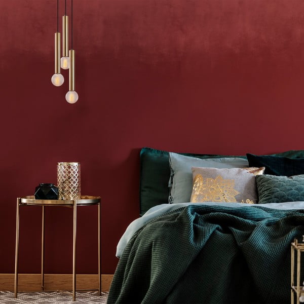 Závesné svietidlo v zlatej farbe ø 22 cm Tempo – Opviq lights-image-1