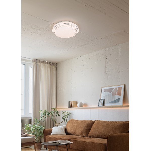 Biele LED stropné svietidlo ø 38 cm Dizzy – Reality-image-1