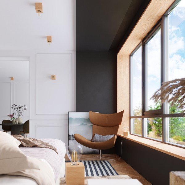 Stropné svietidlo v prírodnej farbe 10x10 cm Gabi – Sollux-image-4