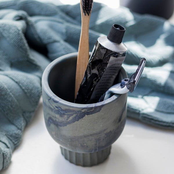 Zelený kamenný téglik na zubné kefky Attitude – Mette Ditmer Denmark-image-1