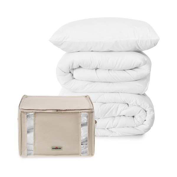 Vákuový látkový úložný box na oblečenie 42x40x25 cm Life – Compactor-image-4