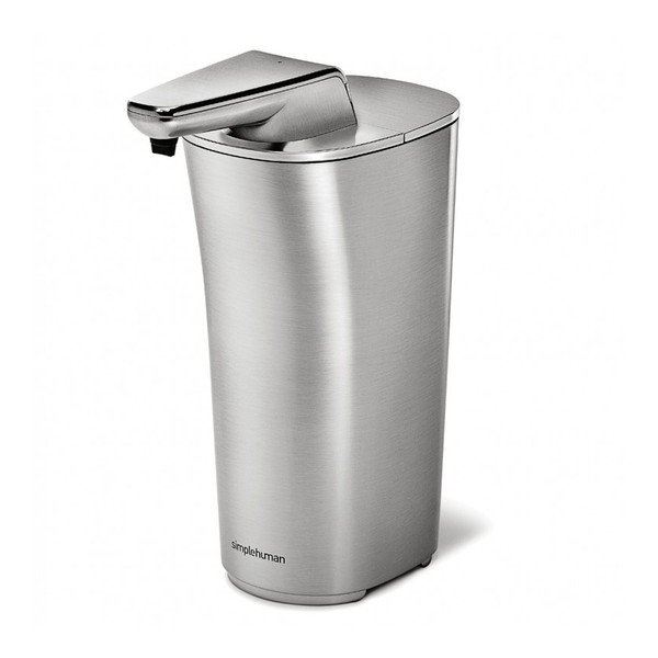 Strieborný bezdotykový dávkovač mydla simplehuman  Compact