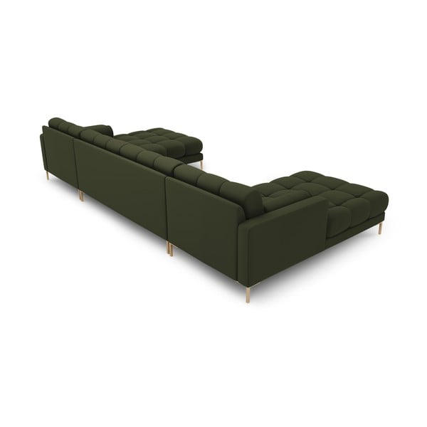 Zelená rohová pohovka do "U" Bali – Cosmopolitan Design-image-4