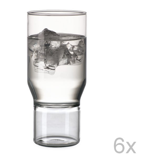 Sada 6 pohárov Funky Water