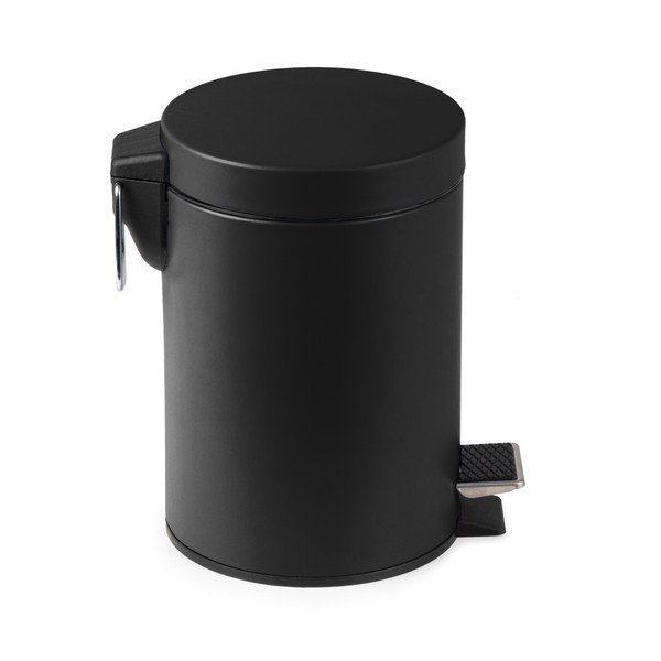 Čierny pedálový odpadkový kôš Compactor Grena, 3 l-image-3