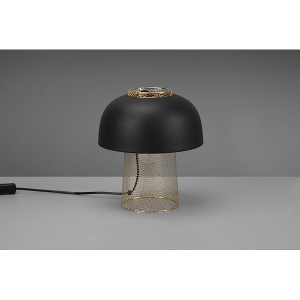 Matne čierna kovová stolová lampa (výška  28 cm) Punch – Reality-image-2