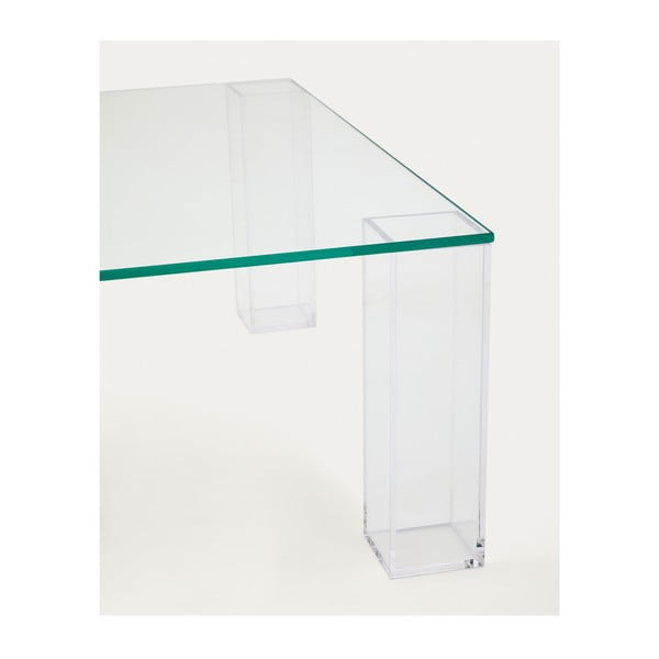 Sklenený konferenčný stolík 85x85 cm Adularia – Kave Home-image-4