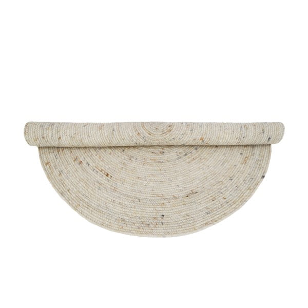 Krémový detský koberec ø 140 cm Neethu Avoine – Nattiot-image-4