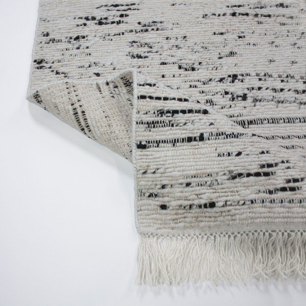 Sivý/slonovinový ručne tkaný vlnený koberec 140x200 cm Ellsa  – Flair Rugs-image-2