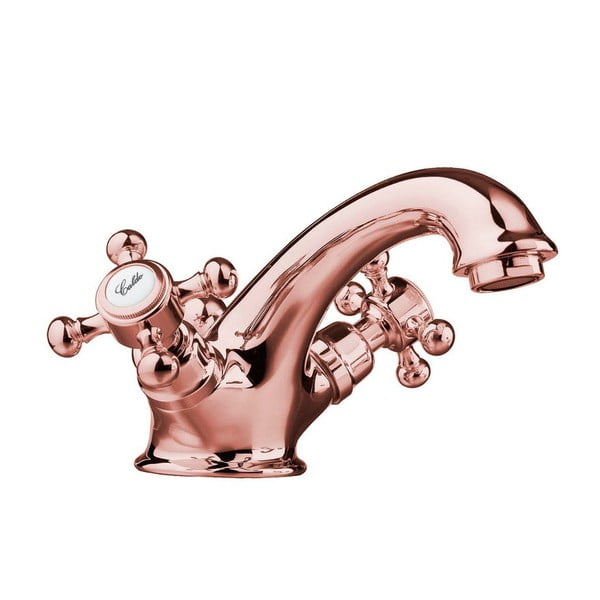 Ružová stojančeková umývadlová batéria Antea – Sapho-image-2