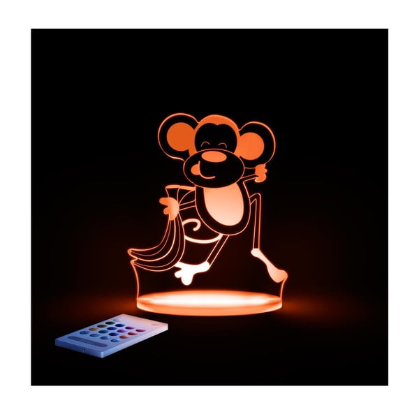 Detské LED nočné svetielko Aloka Monkey