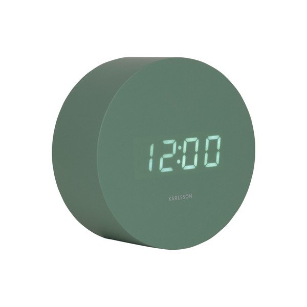 Digitálny budík ø 9 cm Spry Round – Karlsson-image-4