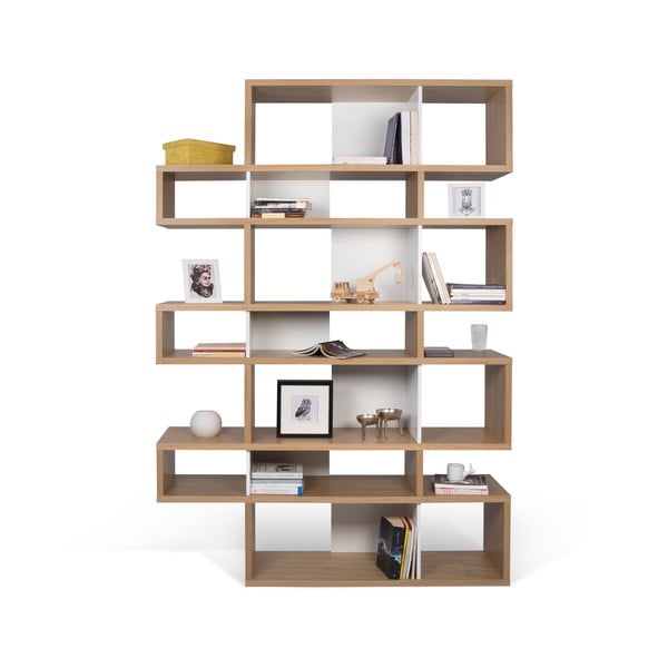 Svetlohnedá knižnica TemaHome London, 220 × 34 cm-image-3