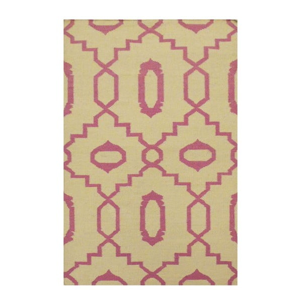 Ručne tkaný koberec Kilim JP 11019 Pink, 90x150 cm