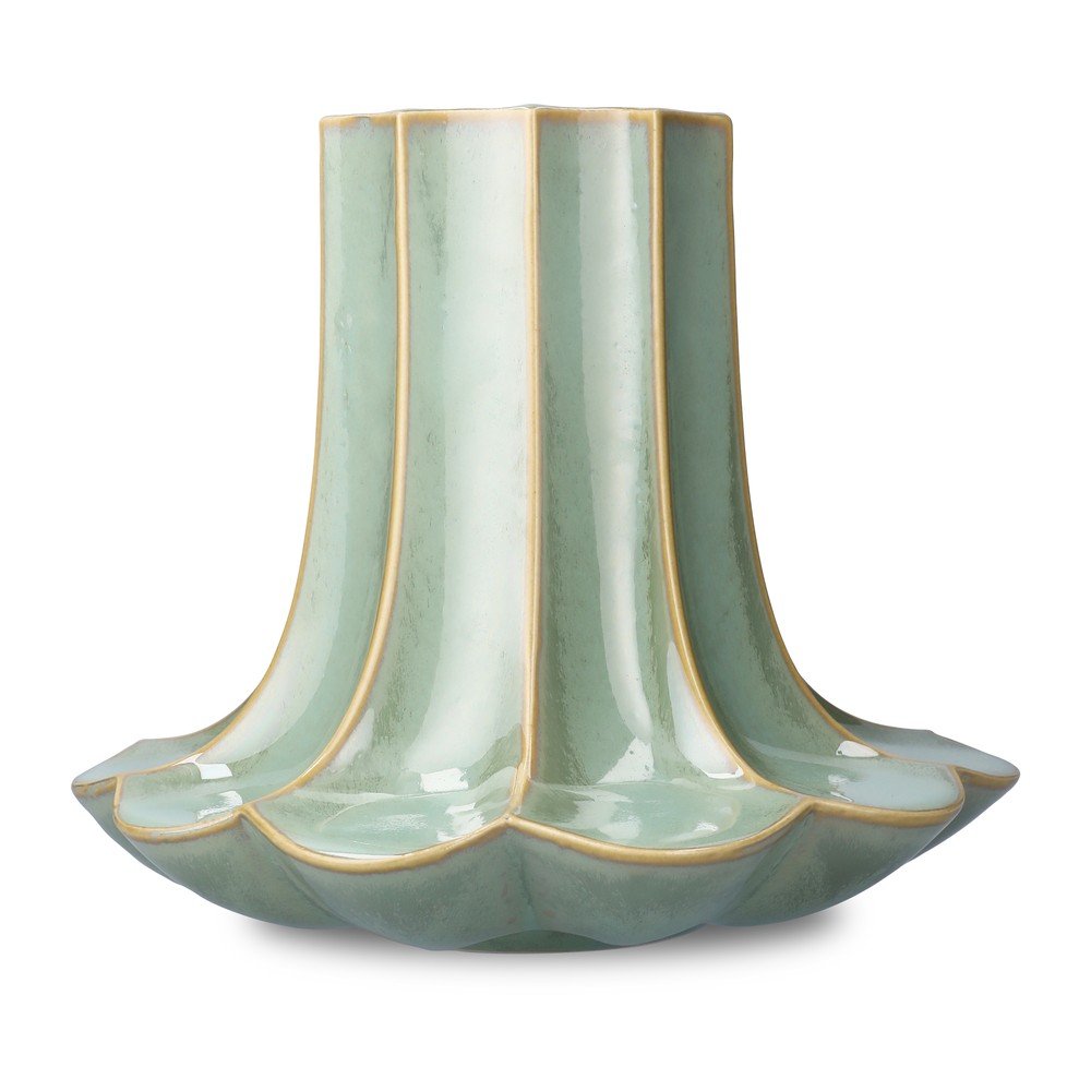 Svetlozelená keramická váza (výška 20,5 cm) Kantarel – Kähler Design