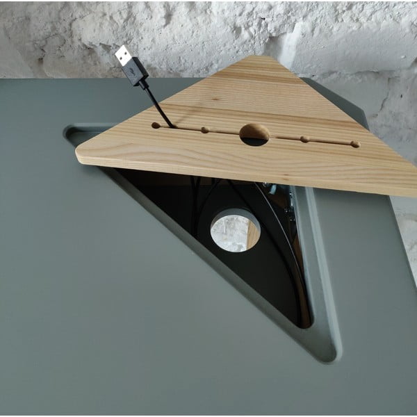 Biely rohový pracovný stôl Ragaba Ashme-image-1