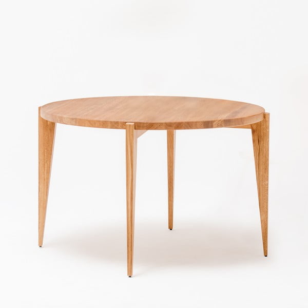 Dubový jedálenský stôl Bontri, Ø 115 cm