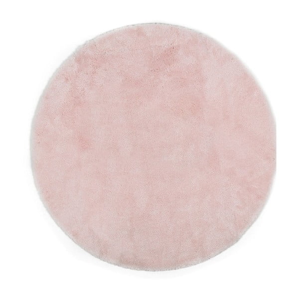 Ružová predložka do kúpeľne Confetti Miami, ⌀ 100 cm