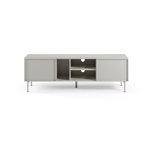 Krémovobiely TV stolík 160x51x42 cm Brise – Marckeric