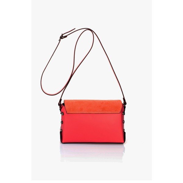 Oranžová kožená kabelka Giulia Massari Gigi-image-1