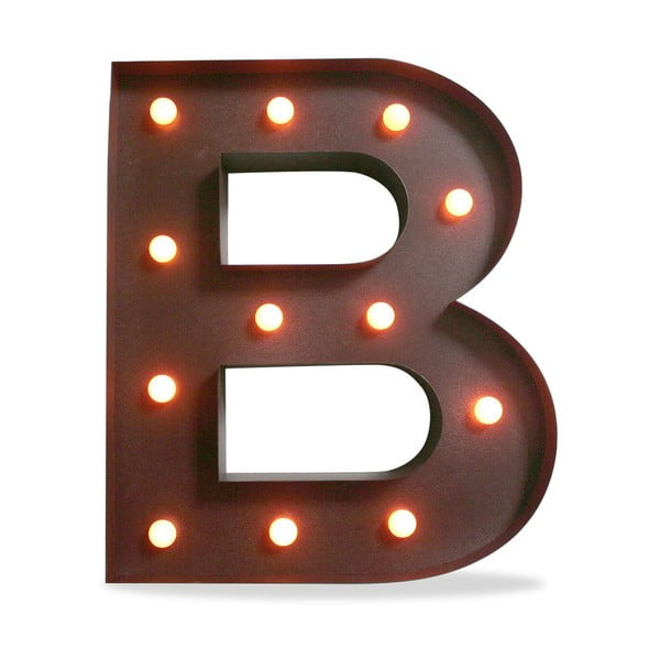 Svetelná LED dekorácia Letter B