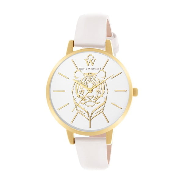 Dámske hodinky s remienkom v bielej farbe Olivia Westwood Grando