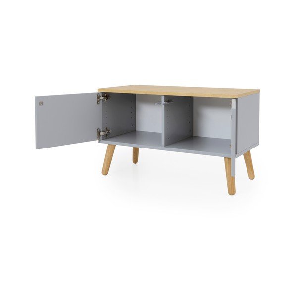 Sivá lavica v dekore dubového dreva Tenzo Dot-image-3