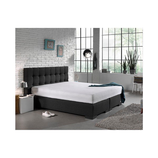 Biela elastická plachta Sleeptime Molton, 190/200 x 220/230 cm-image-2