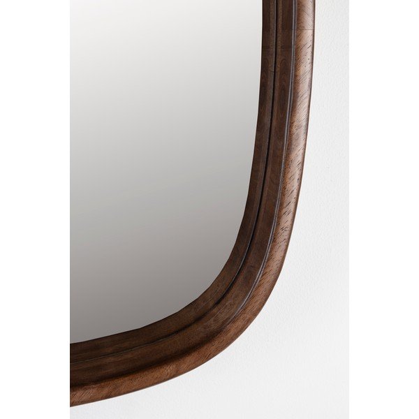 Nástenné zrkadlo s dreveným rámom 50x50 cm Nyko – White Label-image-2