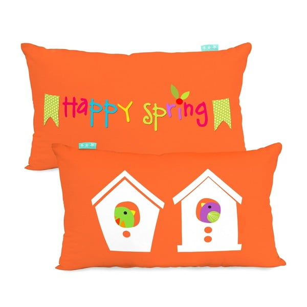 Obliečka na vankúš Little W Happy Spring, 50 × 30 cm