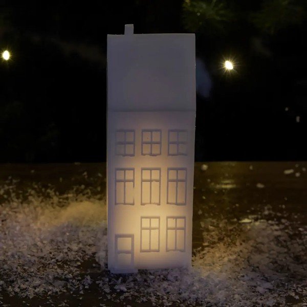 Biela svetelná dekorácia na baterky Copenhagen Nyhavn Townhouse – Sirius-image-1