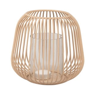 Svetlohnedý stolový lampáš PT LIVING Lantern, výška 15,5 cm