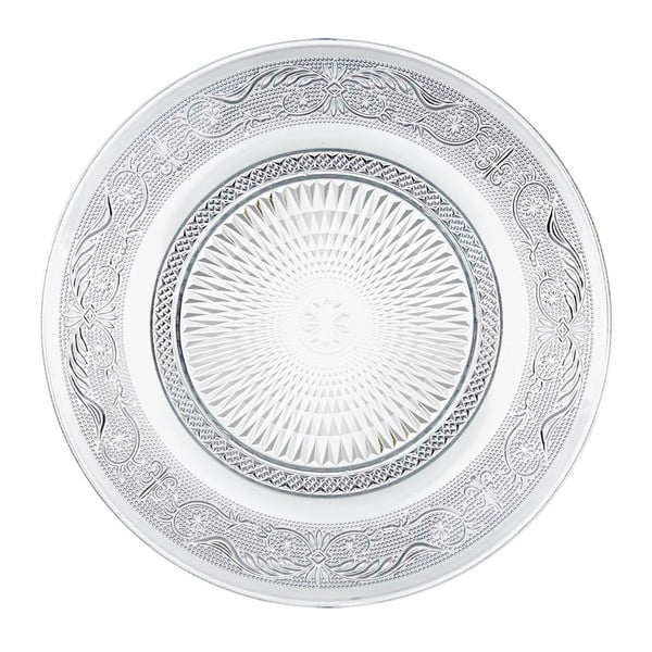 Sklenený tanier Unimasa Romance, ⌀ 25 cm