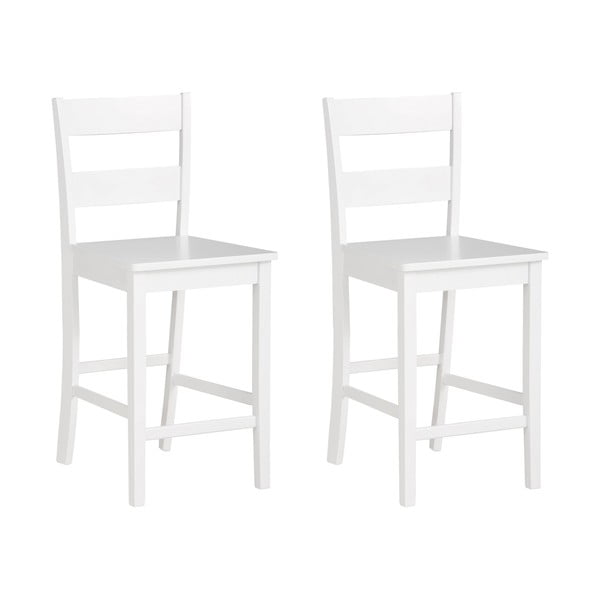 Biela barová stolička z borovicového dreva (výška sedadla 60 cm) Torpedo – Støraa-image-3