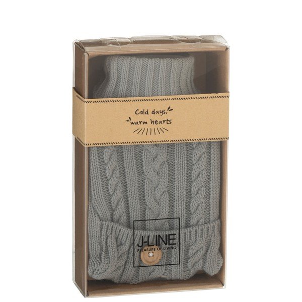 Sivá termofľaša J-Line Button-image-1